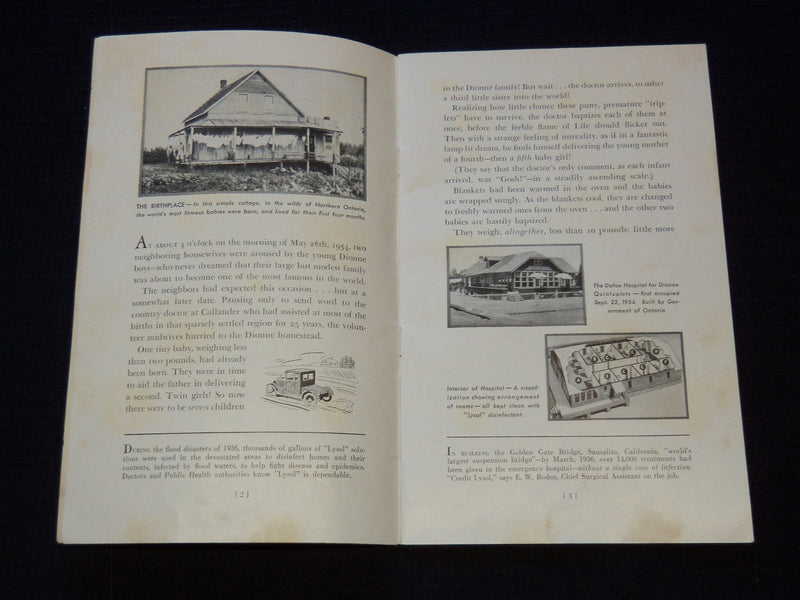 1936 PROTECTING THE DIONNES SOFTCOVER BOOK - J 7412