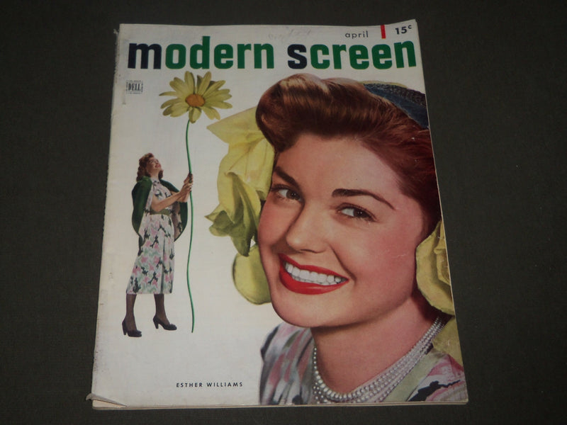 1948 APRIL MODERN SCREEN MOVIE MAGAZINE - ESTHER WILLIAMS COVER - M 138