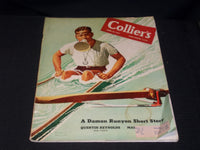 1941 JUNE 28 COLLIER'S MAGAZINE NICE FRONT COVER & ADS - E 4351