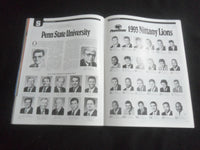 1993 NOVEMBER 27 FOOTBALL PROGRAM - MICHIGAN STATE VS PENN STATE UNIV - B 5533R