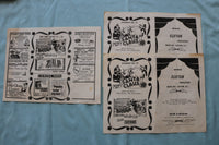 1960'S NEW CLIFTON THEATRE PROGRAMS - LOT OF 16 -CLIFTON, NJ - K 2538