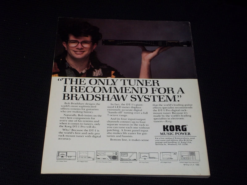 1988 DECEMBER GUITAR WORLD MAGAZINE - KEITH RICHARDS FRONT COVER - E 307