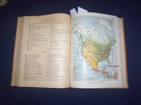 1932 LIVING GEOGRAPHY BOOK TWO PART TWO HARDCOVER BOOK - KD 8166