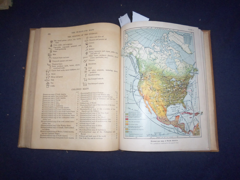 1932 LIVING GEOGRAPHY BOOK TWO PART TWO HARDCOVER BOOK - KD 8166