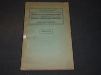 1931 OCEAN AND COASTWISE GENERAL RULES & REGULATIONS BOOK - KD 2756A