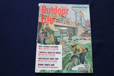 1962 MARCH OUTDOOR LIFE MAGAZINE - FISHING, HUNTING, CAMPING - E 9057