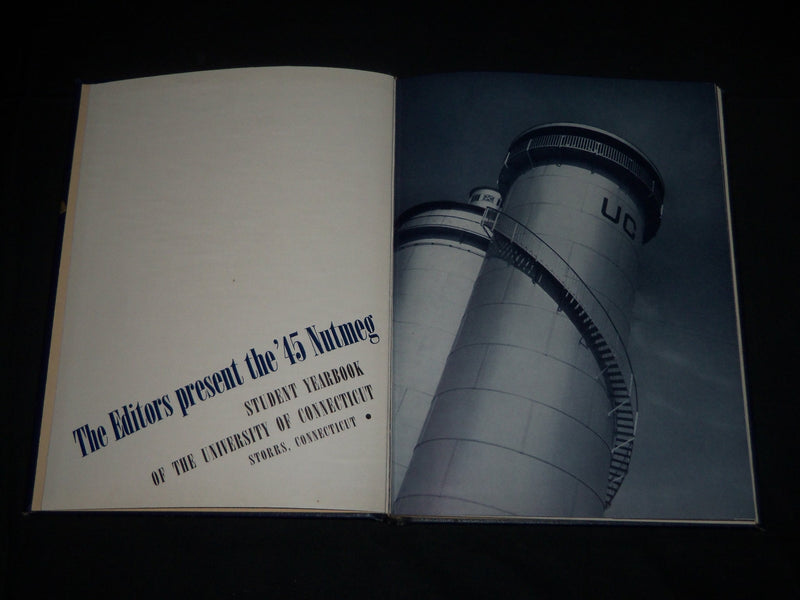 1945 THE NUTMEG UNIVERSITY OF CONNECTICUT YEARBOOK - JUNIOR CLASS - YB 1552