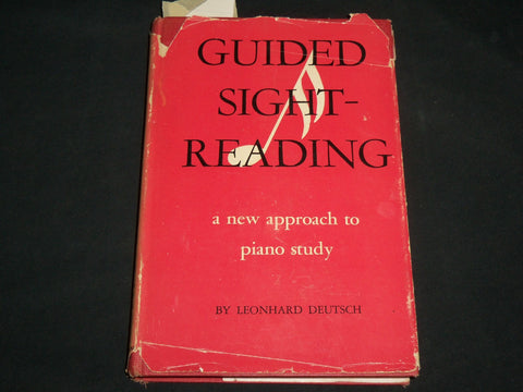 1950 GUIDED SIGHT READING HARDCOVER BOOK BY LEONARD DEUTSCH - KD 6648