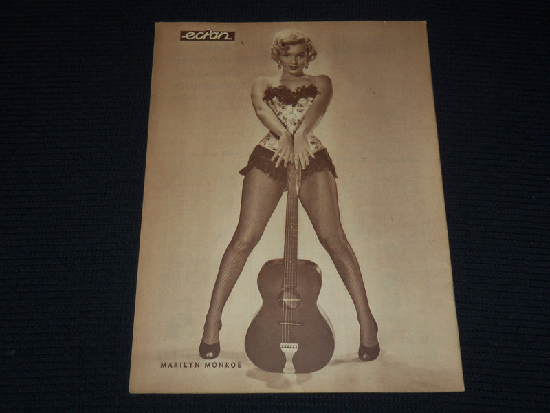 1950'S NO. 1291 ECRAN MAGAZINE - MARILYN MONROE BACK COVER - KIM NOVAK - E 17078