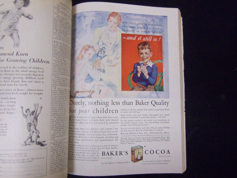 1930 APRIL GOOD HOUSEKEEPING MAGAZINE - JESSIE WILCOX SMITH COVER - ST 4437