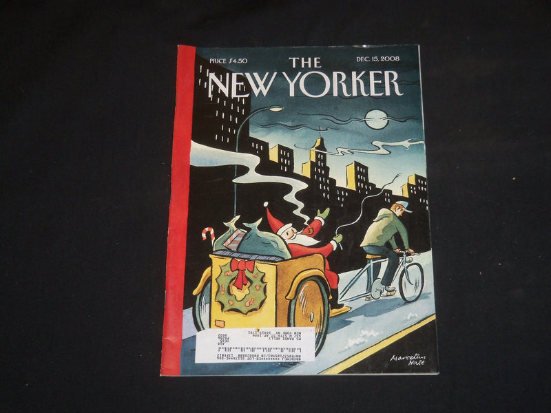 2008 DECEMBER 15 THE NEW YORKER MAGAZINE - ILLUSTRATED COVER - NY 2140
