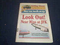 1996 JAN 6 NEW YORK NEWSDAY NEWSPAPER - NEAR MISS AT JFK AIRPORT - NP 5582