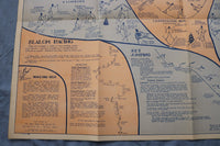 1937 SKI CHART CONCENTRATED TECHNIQUE- ILLUSTRATED IN COLORS -SOFTCOVER - K 3223