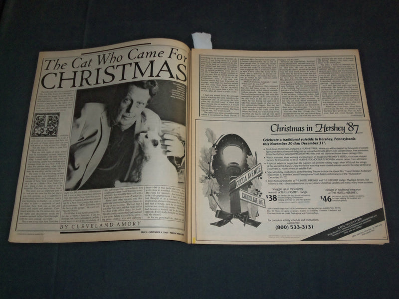 1987 NOVEMBER 8 NEW YORK DAILY NEWS PARADE MAGAZINE - CLEVELAND AMORY - NP 3538