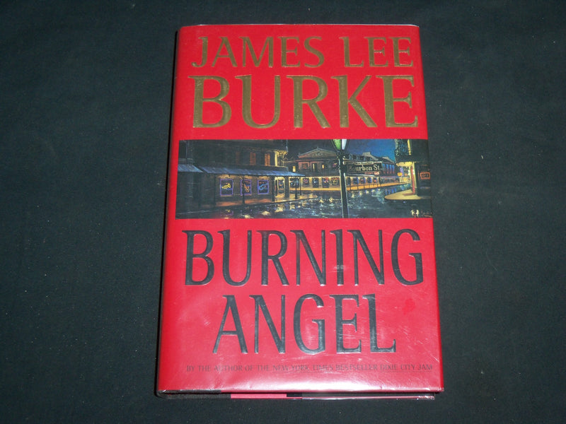 1995 BURNING ANGLE BOOK SIGNED BY JAMES LEE BRURKE - FIRST EDITION - KD 7245