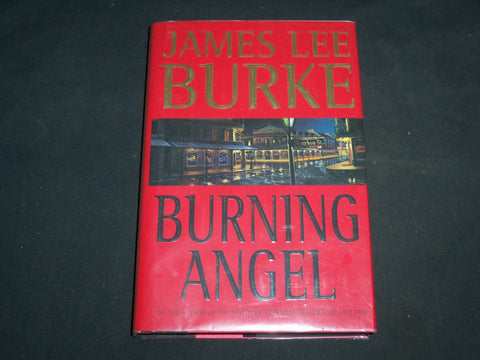 1995 BURNING ANGLE BOOK SIGNED BY JAMES LEE BRURKE - FIRST EDITION - KD 7245