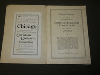 1915 CHRISTIAN ENDEAVOR CONVENTION OFFICIAL PROGRAM - J 3577