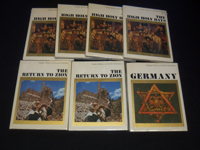 POPULAR HISTORY OF JEWISH CIVILIZATION LOT OF 40 - HASIDISM - SUKKOT - KD 47