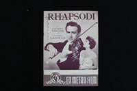 1954 RHAPSODY - DANISH MAGAZINE - ELIZABETH TAYLOR COVER - E 26429
