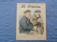 1900 OCT 13 LE SOURIRE MAGAZINE - ILLUSTRATED COMEDY - FRENCH TEXT - SP 4864I