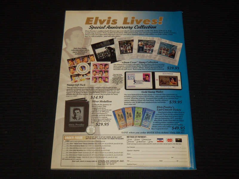 1997 ELVIS 20TH ANNIVERSARY SPECIAL MAGAZINE - ELVIS PRESLEY COVER - E 15459