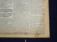 1918 APRIL 19 NEW YORK TIMES - FRENCH ARMY ARRIVES, GERMANS HALTED - NT 8223