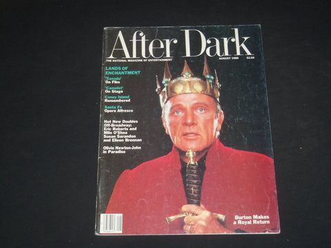1980 AUGUST AFTER DARK MAGAZINE - RICHARD BURTON COVER - SP 4126