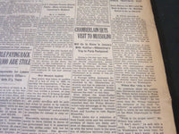 1938 NOVEMBER 29 NEW YORK TIMES - CHAMBERLAIN SETS VISIT TO MUSSOLINI - NT 6233