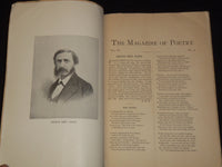 1894 THE MAGAZINE OF POETRY LOT OF 9 ISSUES - CHARLES WELLS MOULTON - O 2698E