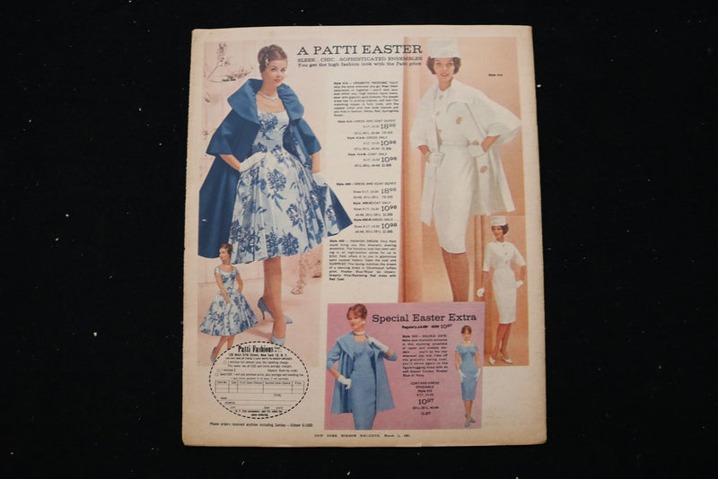 1961 MARCH 5 NEW YORK MIRROR MAGAZINE - DEBORAH KERR COVER - E 25518