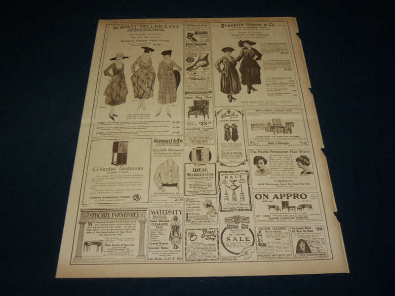 1917 AUGUST 5 NEW YORK TIMES ROTO PICTURE SECTION - GENERAL PERSHING - NT 8995