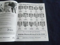 2005 OCT 29 FOOTBALL PROGRAM - SLIPPERY ROCK UNIV VS SHIPPENSBURG UNIV- SP 1217H