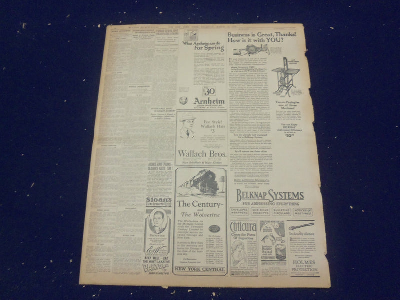 1922 MARCH 23 NEW YORK TIMES - OKLAHOMA GOVERNOR UNDER ARREST - NT 8327