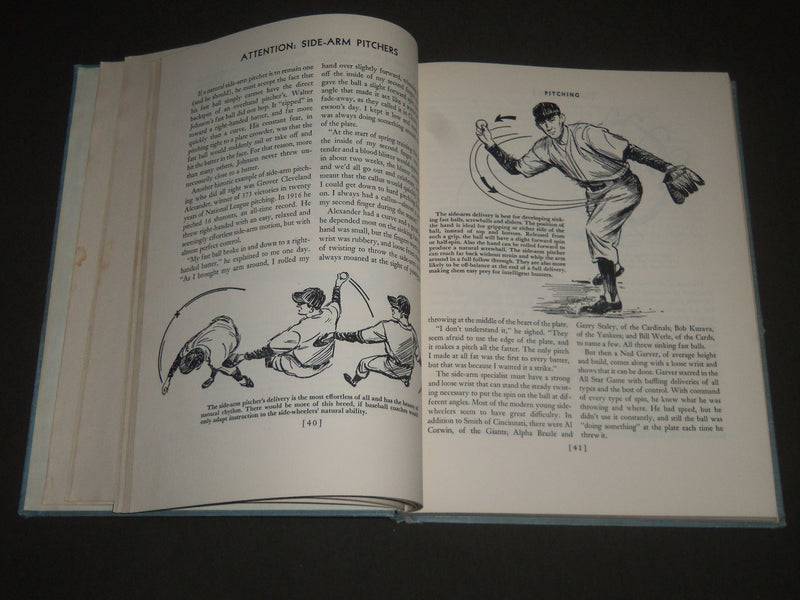 1953 HOW TO PLAY WINNING BASEBALL BY ARTHUR MANN BOOK - I 1033