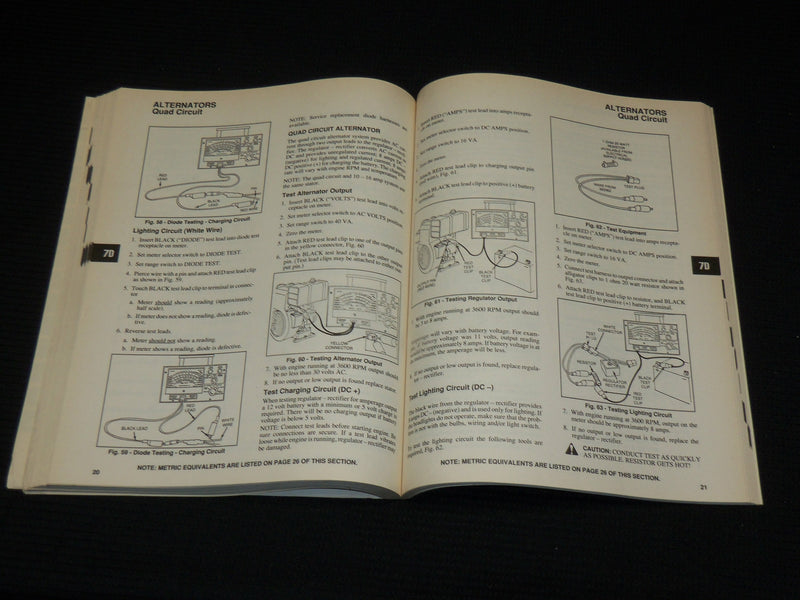 1989 BRIGGS & STRATTON SERVICE REPAIR MANUAL- SINGLE CYLINDER 4-CYCLE - KD 4851G