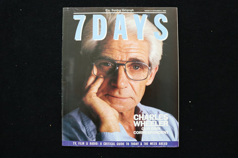 1989 AUGUST 27-SEPTEMBER 2 7 DAYS MAGAZINE - CHARLES WHEELER COVER - E 24454