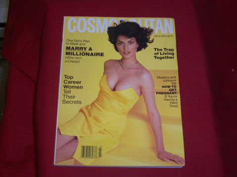 1994 MARCH COSMOPOLITAN MAGAZINE - MAGALI AMADEL, PHOTO BY SCAVULLO - B 5514