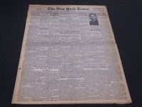 1952 AUGUST 18 NEW YORK TIMES - EISENHOWER MAPS 2 DAY PLANE TOUR - NT 4537