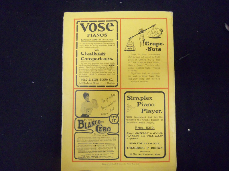 1903 NOVEMBER PEARSON'S MAGAZINE - NICE STORIES, ADS & ILLUSTRATIONS - ST 3002