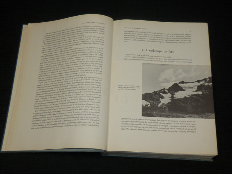 1963 MAN-MADE AMERICA CHAOS OR CONTROL HARDCOVER BOOK BY TUNNARD - R 729Z