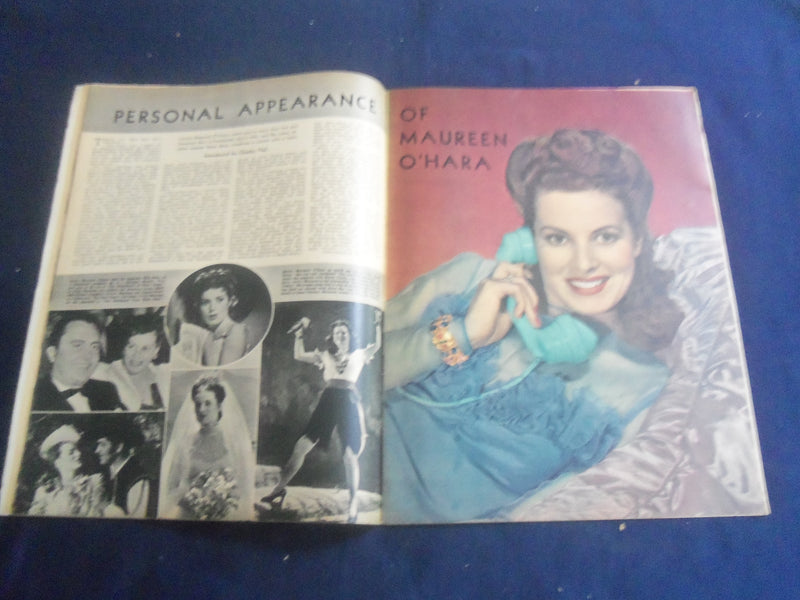 1943 JANUARY MOVIE SHOW MAGAZINE - LORETTA YOUNG & BRIAN AHERNE COVER - B 2801H