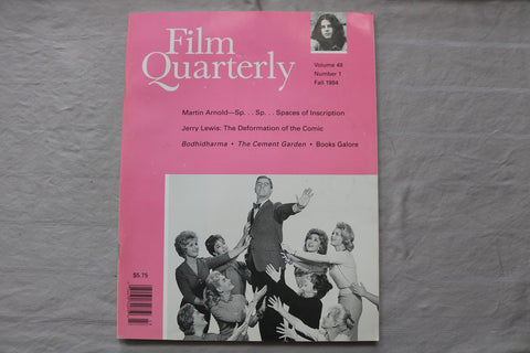 1994 FALL FILM QUARTERLY MAGAZINE - JERRY LEWIS COVER - E 26787