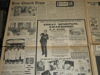 1963 JUNE 28 CINCINNATI HERALD - EVERS IS BURIED WITH FULL HONORS - NP 4405
