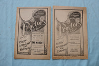 1904-1907 PROCTOR'S ALBANY THEATRE PROGRAMS - LOT OF 37 - O 3721
