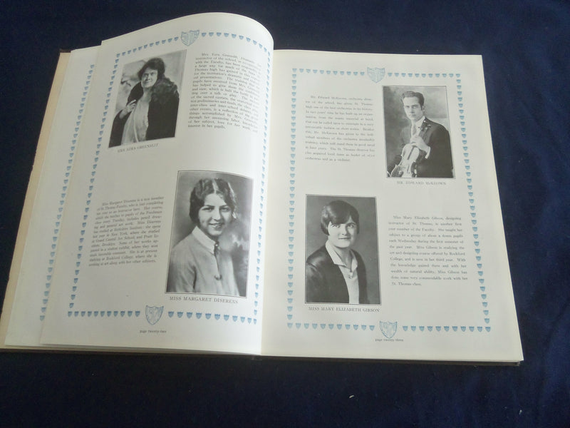 1928 THE THOMIST ST. THOMAS HIGH SCHOOL YEARBOOK - ROCKFORD, ILLINOIS - YB 2626
