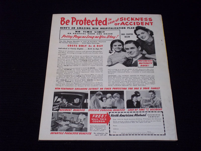 1950 MAY MOVIE PLAY MAGAZINE - LIZ TAYLOR FRONT COVER - E 15154