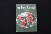 1943 JUNE GARDENER'S CHRONICLE OF AMERICA MAGAZINE - ROSES COVER - E 10431