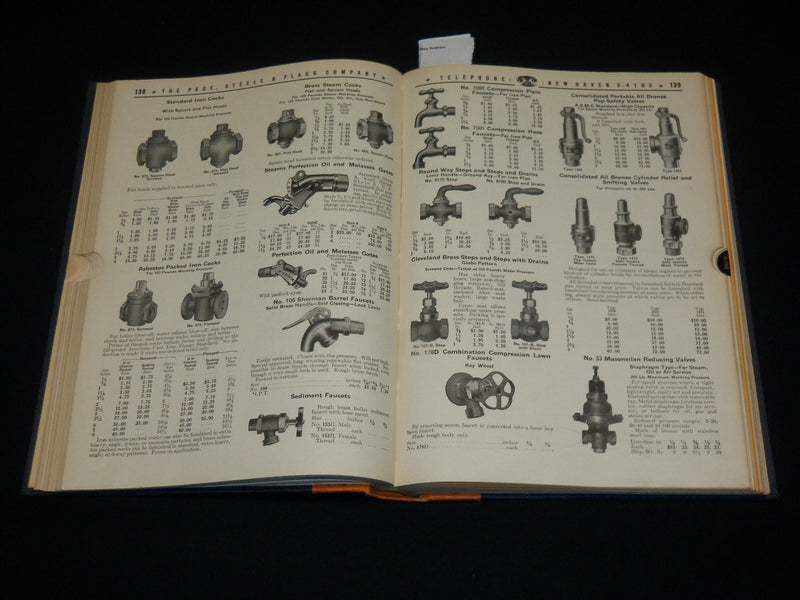1943 THE PAGE STEELE AND FLAGG CO. CATALOGUE - NEW HAVEN CONNECTICUT - KD 6301