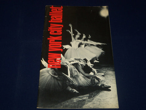 1964-1965 NEW YORK CITY BALLET PROGRAM - LINCOLN CENTER - J 5062