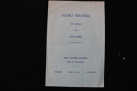1944 JUNE 18 PIANO RECITAL BY PUPILS OF RUTH THIEL SOFTCOVER BOOK - K 3062